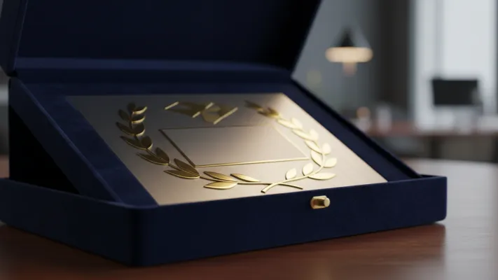Kadife Kutulu Plaketler Neden Daha Prestijli? Sunumun Ödül Üzerindeki Etkisi