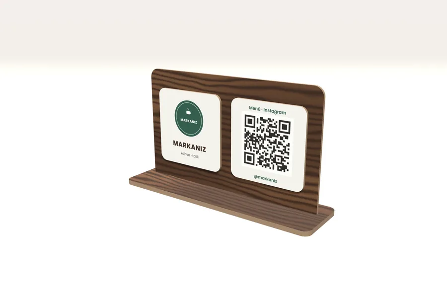 QR Kod Masa Standı
