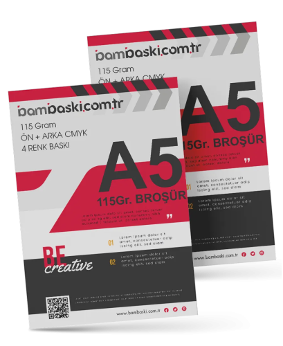 115 gr. A4 Broşür Alternatif Görünüm