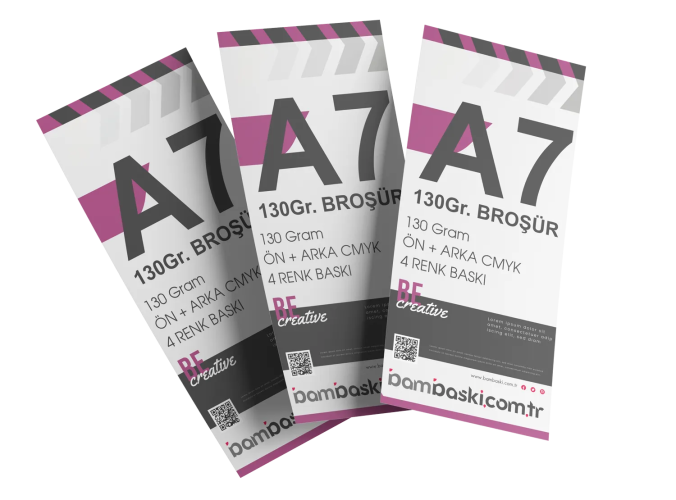 130 Gram A7 Broşür