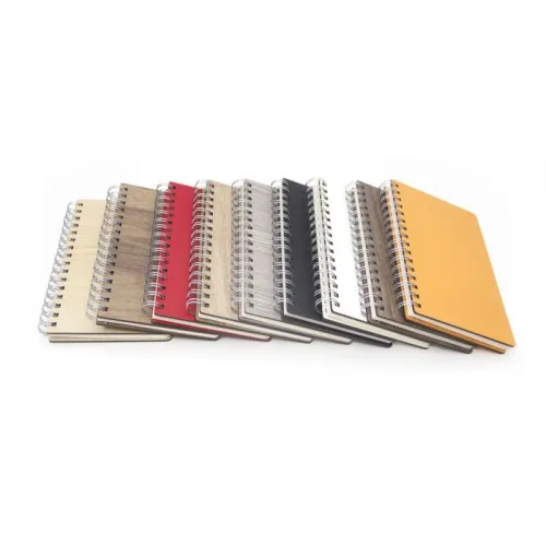 Woods Lazer Baskılı Promosyon Ahşap Defter