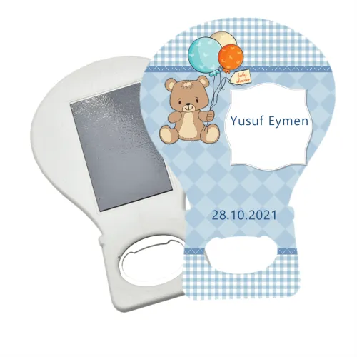 Promosyon Magnetli Balon Figürlü Şişe Açacağı