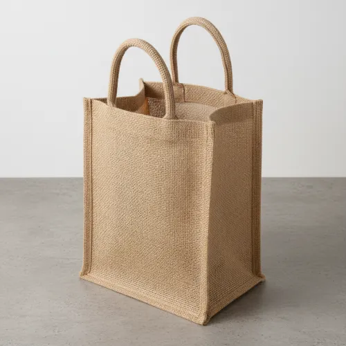 25 x 30 x 10cm DTF Baskılı Jüt Bez Çanta Alternatif Görünüm