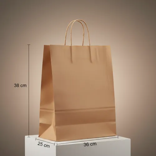 Serigraf Baskılı Kraft Çanta